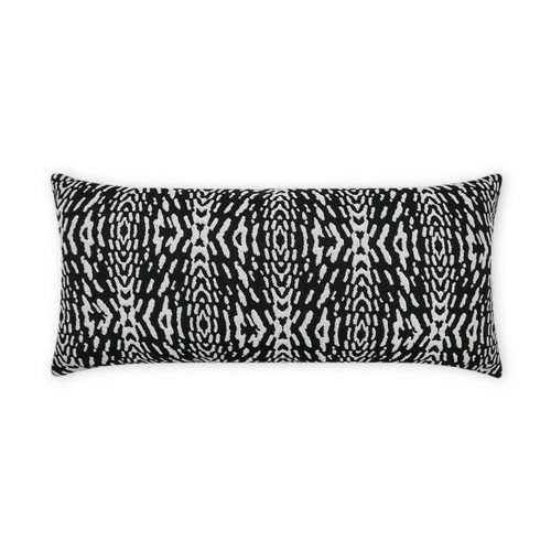 Outdoor Riff Lumbar Pillow - Ebony