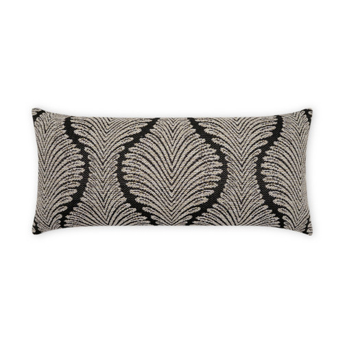 Outdoor Palmyra Lumbar Pillow - Black