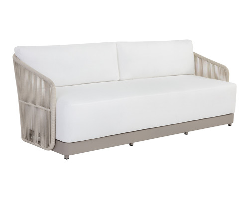 Allariz Sofa - Greige - Stinson White