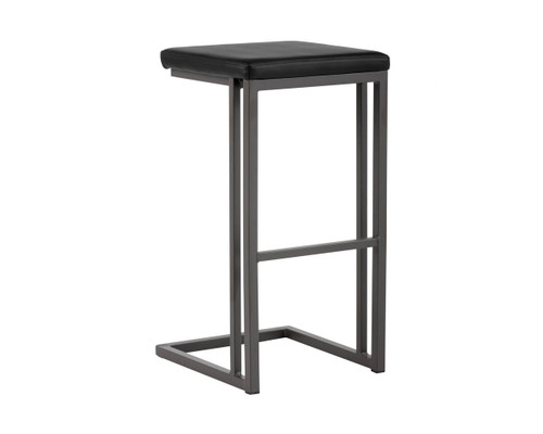 Boone Barstool - Grey - Onyx