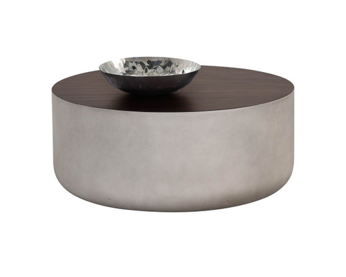 Diaz Coffee Table - Grey - Wood Grain Brown