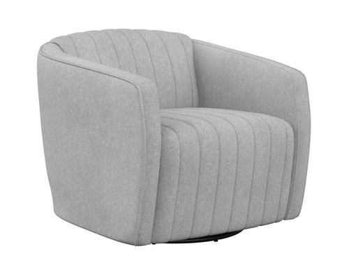 Garrison Swivel Lounge Chair - Liv Dove