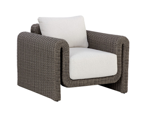 Tibi Lounge Chair - Grey - Louis Cream