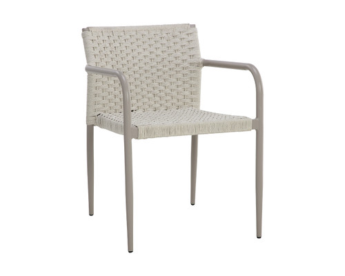 Casella Stackable Dining Armchair - Cream