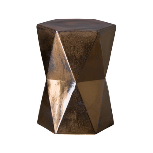 MATRIX HEX STOOL, GOLD