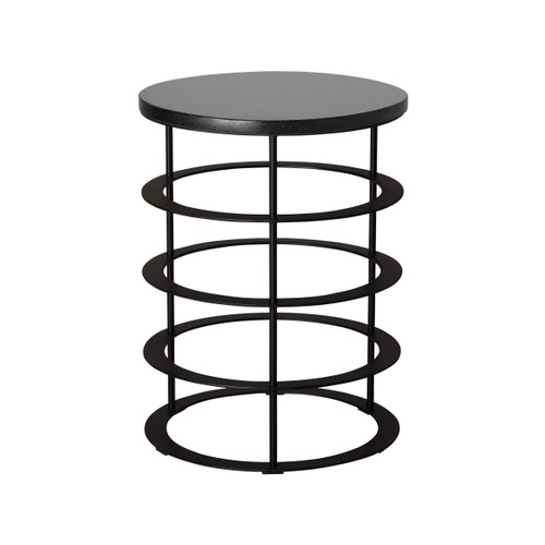 Orbit Metal Stool/Table With Black Granite