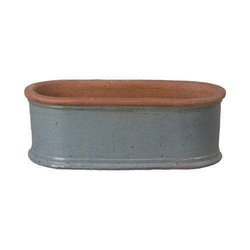 OVAL WINDOW BOX, SOFT BLUE