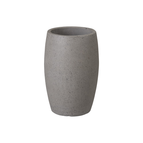 ROUND PLANTER, TERRAZZO GRAY