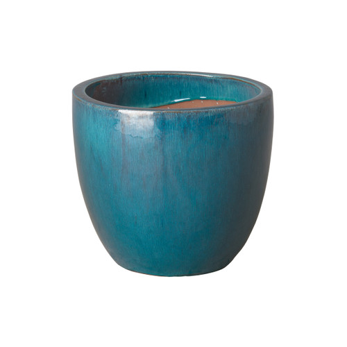 ROUND POT, TEAL