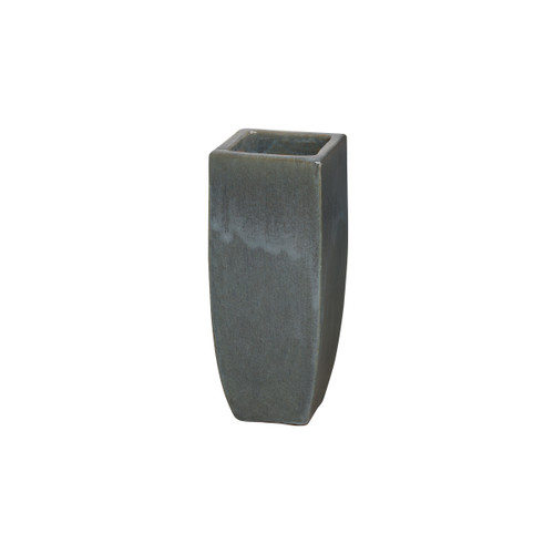 SQUARE TALL PLANTER, STORM GRAY