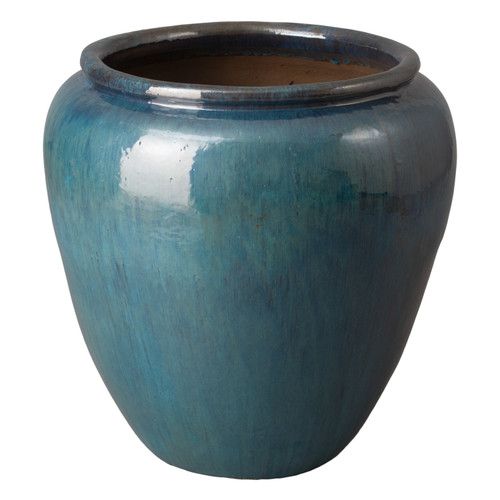 ROUND PLANTER, TEAL