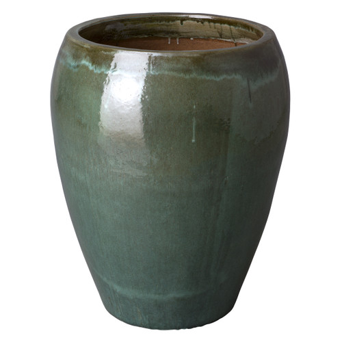 ROUND POT, TEA GREEN