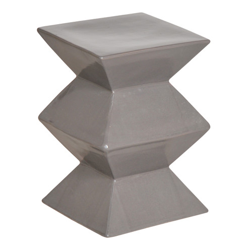 ZIGZAG STOOL/TABLE, GRAY