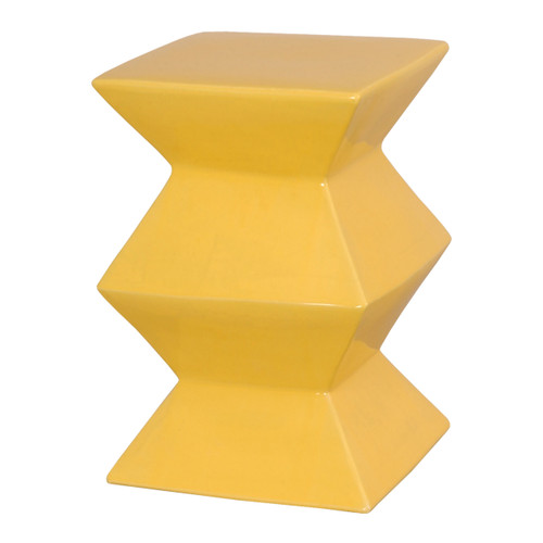 ZIGZAG STOOL/TABLE, SUN YELLOW