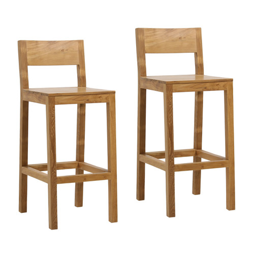 DOV35009BS-NATL - Josie Outdoor Barstool Set of 2