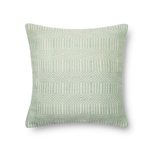 Loloi Pillows Aqua / Ivory_1