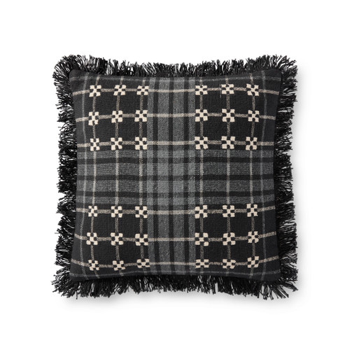 Loloi P0927 Pillows Black / Grey_3