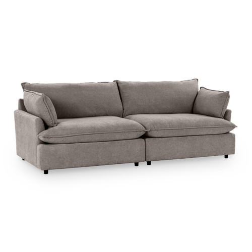 5308SC2ECH - Caplan Upholstered 2pc Modular Sectional Charcoal