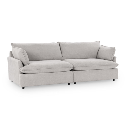 5308SC2EGR - Caplan Upholstered 2pc Modular Sectional Gray