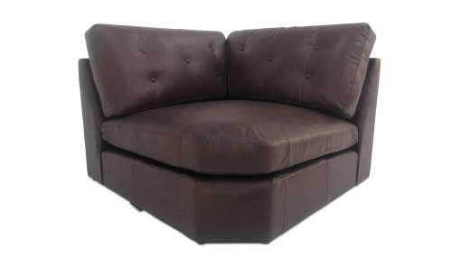 XQ-1015-20 - Thurlow Corner Chair Brown Leather