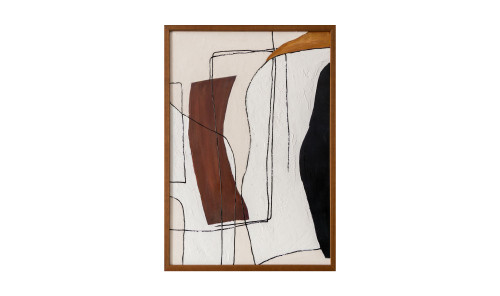 JQ-1046-37 - Voyager Framed Painting Multicolor