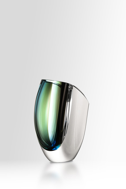 MIRAGE VASE FOREST GREEN/BLUE LARGE