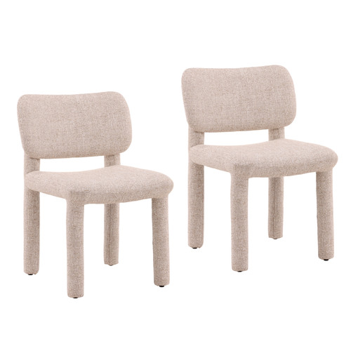 DOV34053-SAND - Tilly Dining Chair Set of 2