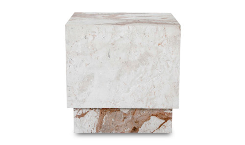 GK-1139-34 - Layla Side Table Breccia Marble