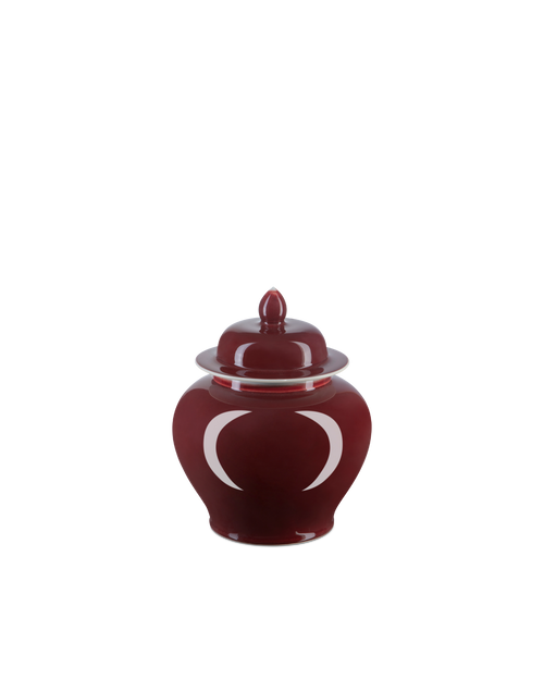 Oxblood Small Temple Jar