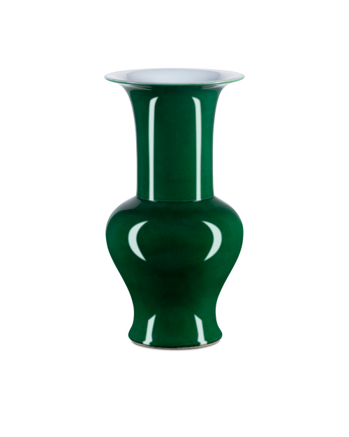 Imperial Green Corolla Vase