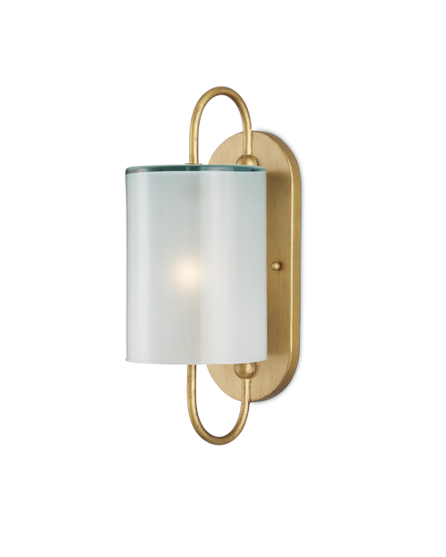 Glacier Brass Wall Sconce