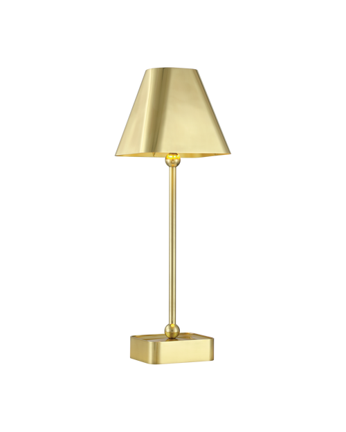 Gadabout Brass Cordless Table Lamp