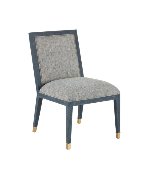Santos Vintage Navy Side Chair, Barrett Dusk