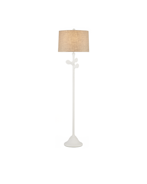 Charny White Floor Lamp