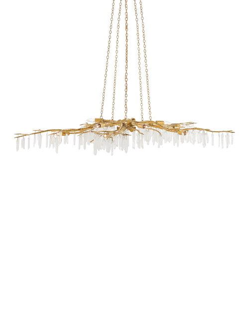 Forest Light Gold Chandelier