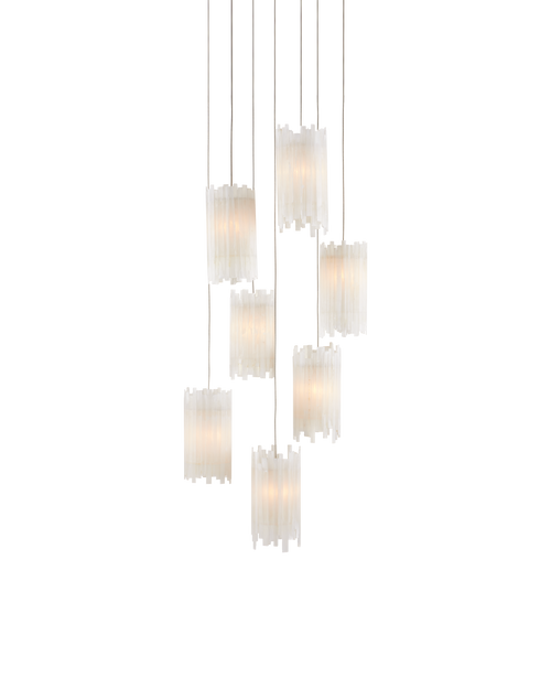 Escenia 7-Light Round Multi-Drop Pendant