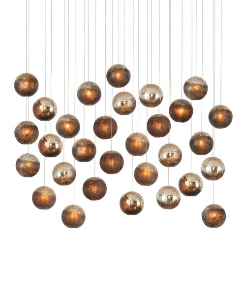 Pathos 30-Light Linear Multi-Drop Pendant