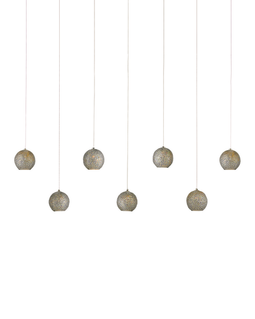 Giro 7-Light Linear Multi-Drop Pendant