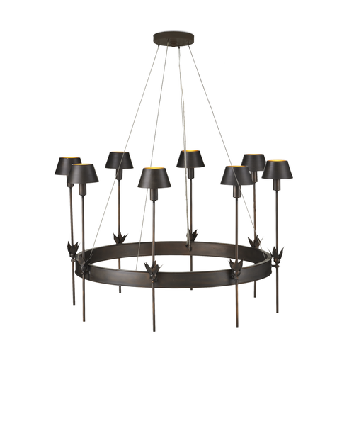 Coterie Bronze Chandelier