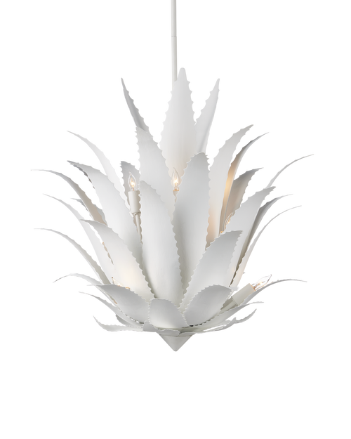 Agave White Chandelier