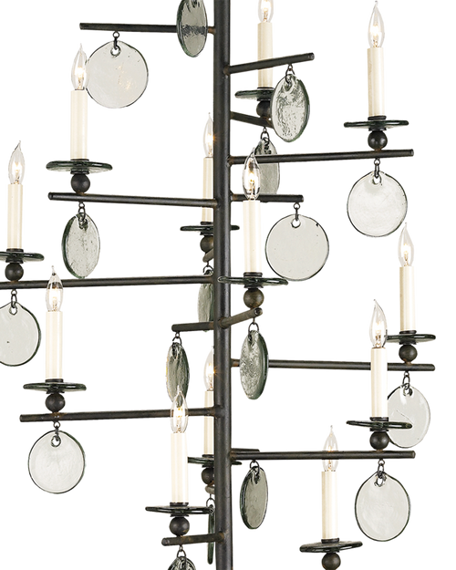 Sethos Large Black Chandelier