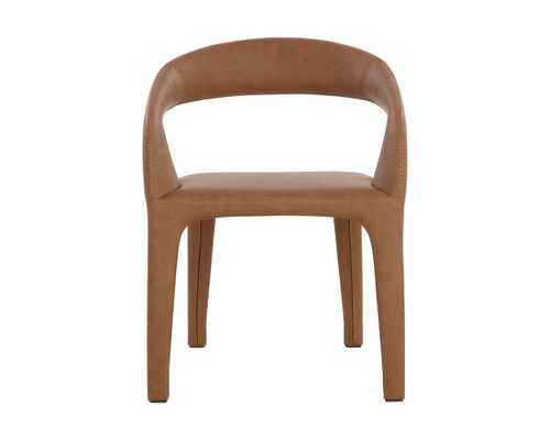 Atika Dining Armchair - Milliken Cognac