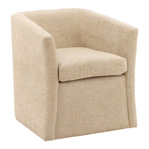 DOV34070-SAND - Helga Dining Swivel Chair