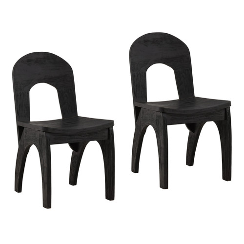 DOV0410-BLCK - Amari Dining Chair Set of 2