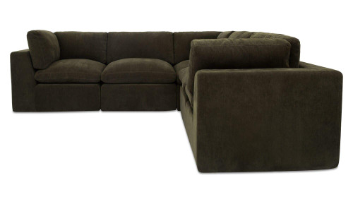 VV-1017-27 - Cates Classic L Modular Sectional Dark Green