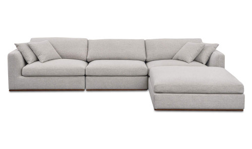 MO-1018-29 - Rue Lounge Modular Sectional Flecked Grey