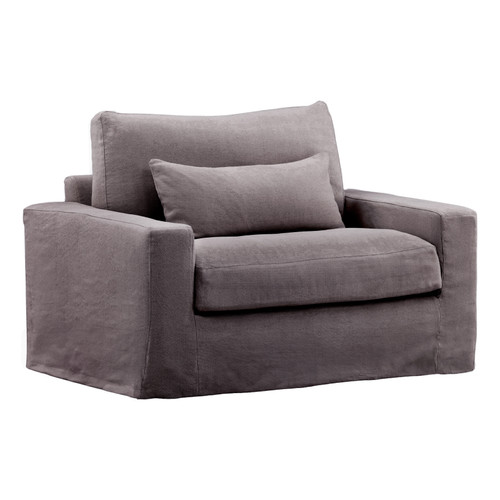 Carila Sofa Chair Slipcover Stone