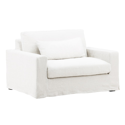 Norael Chair and a Half Slipcover White