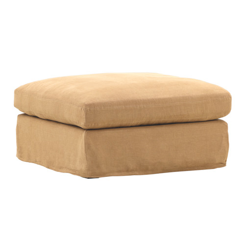 Norael Ottoman Slipcover Wheat