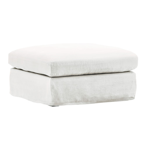 Norael Ottoman Slipcover White